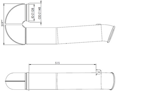 TUBE ARRIERE-BOVA-DAF-1688217