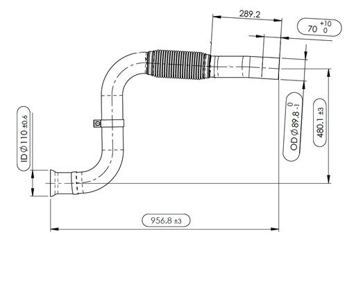 TUBE-AVANT TUBE-967.490.6119 Mercedes