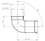 Diesel Exhaust Fluid Pipe (DEF) for Kenworth