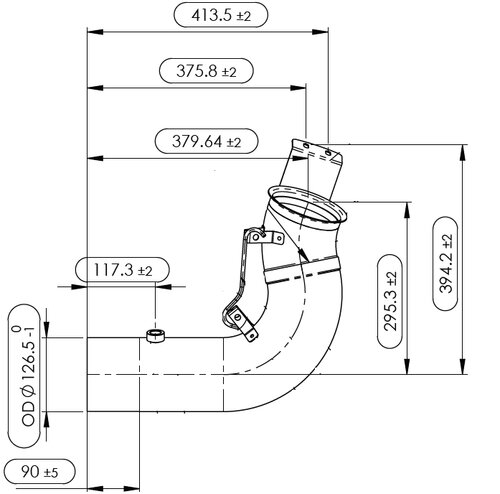 Pipe for Scania