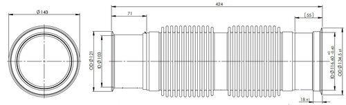 Exhaust Bellow for DAF