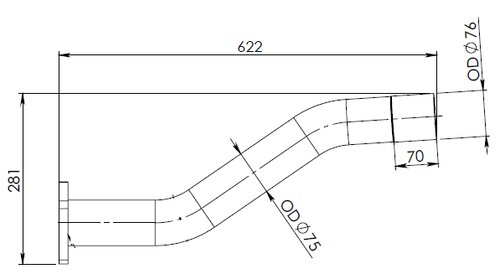 Pipe for Iveco