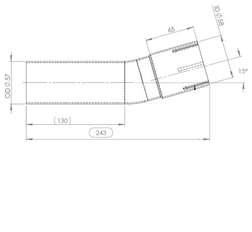 Pipe for Iveco