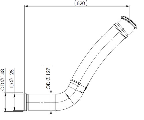 Pipe for DAF