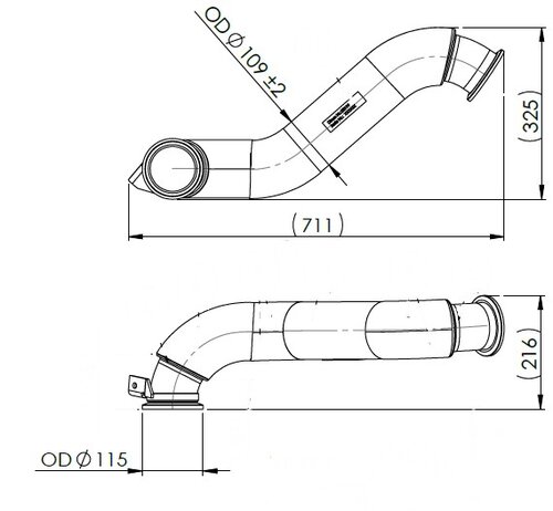 Insulated Pipe for DAF