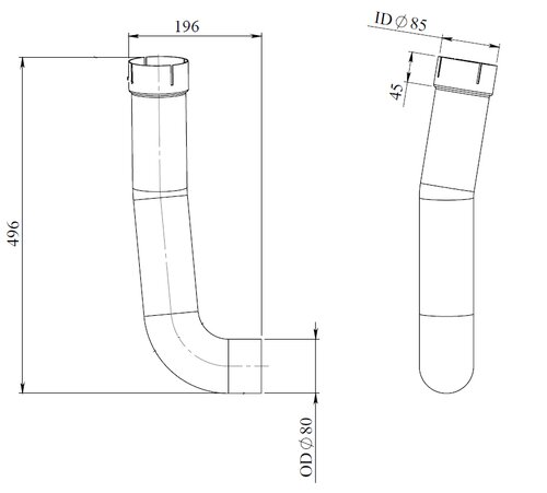 TUBE AVANT-MAN-81.15204.0568