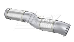 Exhaust Pipe, w. Flex, D2S+ for Scania