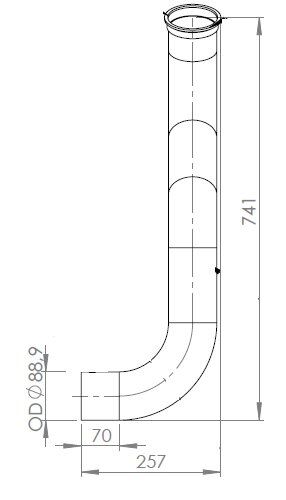 Pipe for DAF