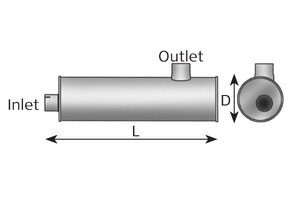 Universal Silencer, INOX