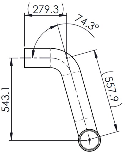 Exhaust Pipe for Freightliner