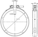 Exhaust Clamp for Freightliner/Western Star