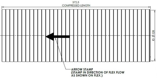 Exhaust Flex, D3S for Freightliner