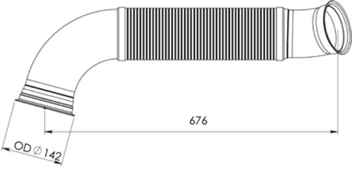 Pipe for Scania