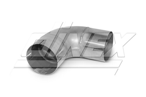 90° Exhaust Elbow, OD/ID=127/127 / L=264, INOX