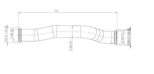 Pipe for DAF