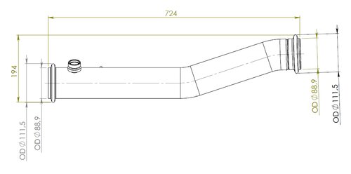 Pipe for DAF