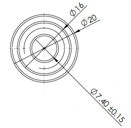 Universal Fitting, M12X1,25 / Ø7,4