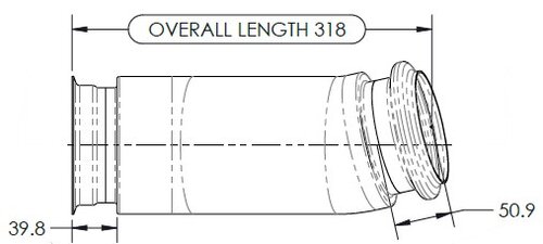 Insulated Exhaust Pipe for Volvo/Mack
