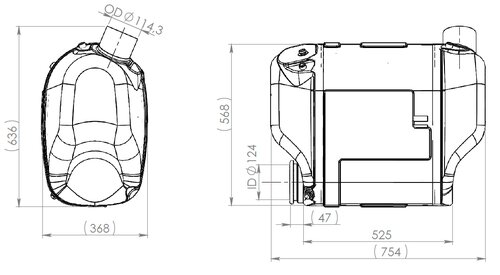 Silencer W. SCR for Iveco