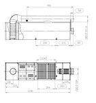 Silencer w. SCR for DAF