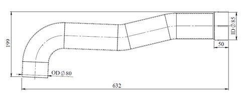 TUBE AVANT-MAN-81.15204.0540