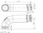 Insulated Exhaust Pipe for MAN