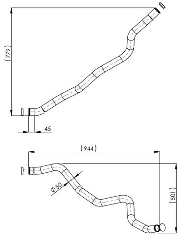 Water Coolant Pipe for DAF