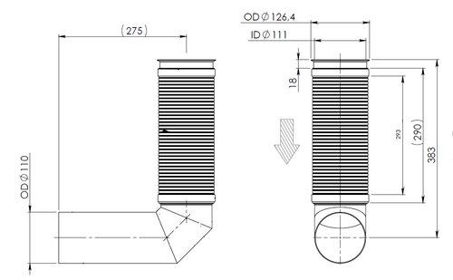 Pipe for MAN