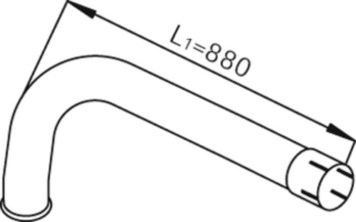 Pipe for Scania