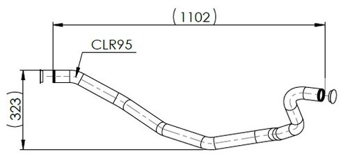 Water Coolant Pipe for DAF