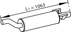 Silencer for Mercedes