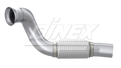 Exhaust Pipe w. Bellow for Mercedes