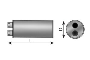 Silencer for Mercedes