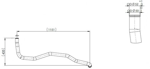 Water Coolant Pipe for DAF