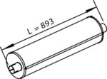 Silencer for Iveco