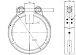 Exhaust Clamp for Kenworth / Paccar