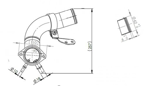 Water Cooling Pipe for Volvo