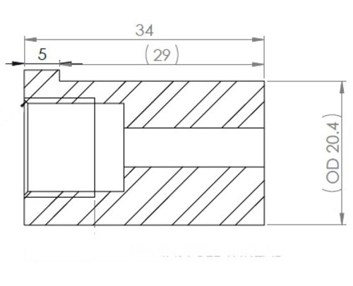 Universal Fitting, M14X1,5 / Ø5,5