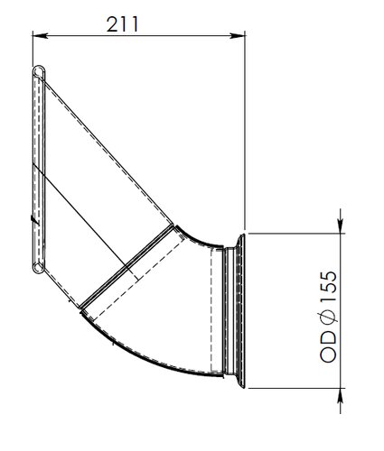 Pipe for Iveco