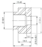 Universal Fitting, M14X1,5 / Ø9,5