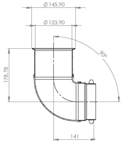 Diesel Exhaust Fluid Pipe (DEF) for Kenworth