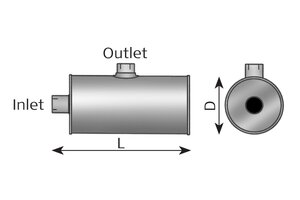 Silencer for Volvo