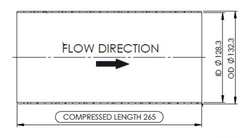 Exhaust Flex, D3S for Freightliner/Western Star