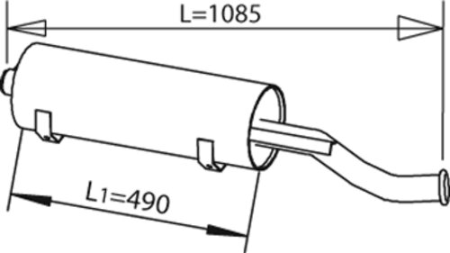 Silencer for Mercedes