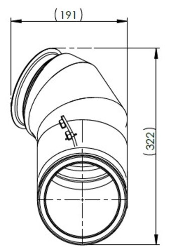 TUBE AVANT ISOLE 1834585 Scania