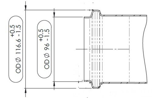 Exhaust Pipe for Peterbilt