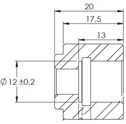 Universal Fitting, M14X1,5 / Ø7,4