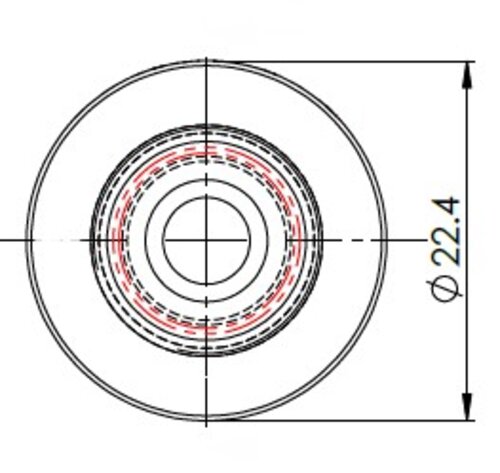 Universal Fitting, M14X1,5 / Ø5,4