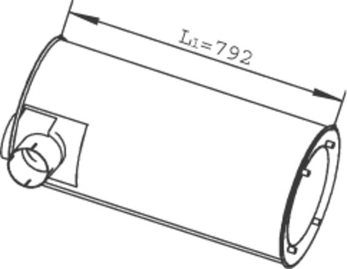 Silencer for Iveco