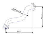 Exhaust Pipe for DAF, E-line